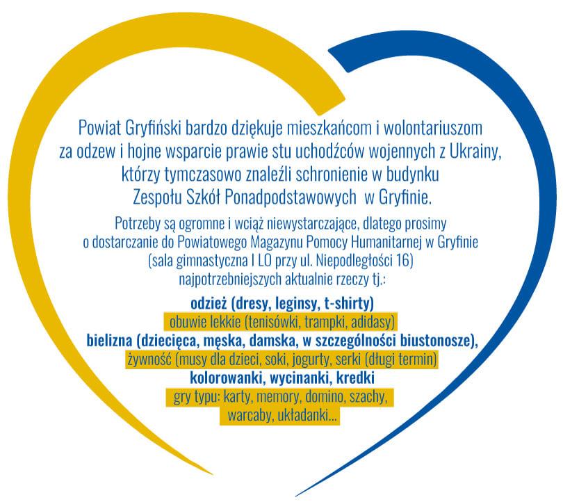 Magazyn pomocowy powiatu jest otwarty. Dary można przynosić do budynku liceum
