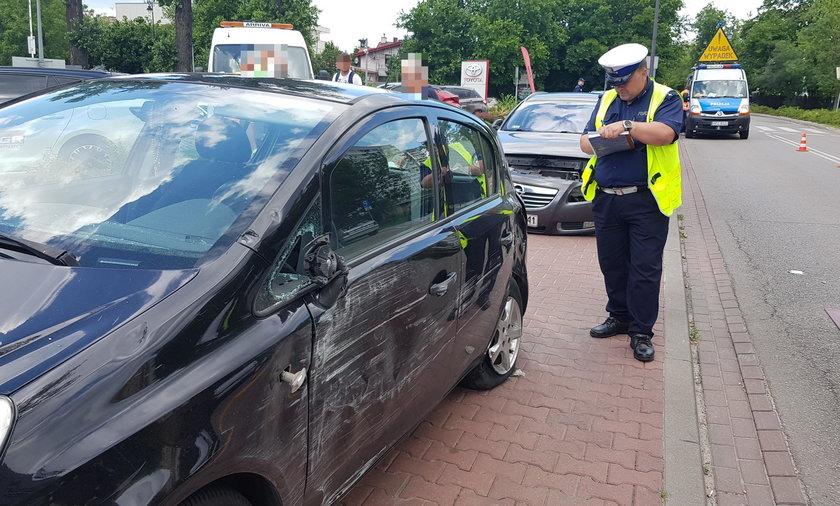 Odurzony kierowca jechał Hondą