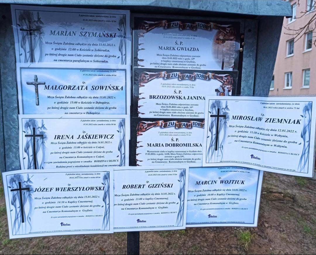 Bardzo wielu zmarłych. 