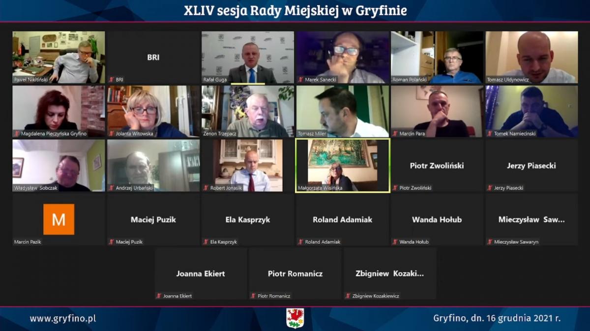 Rada Miejska nie przyjęła projektu budżetu Gminy Gryfino na przyszły rok