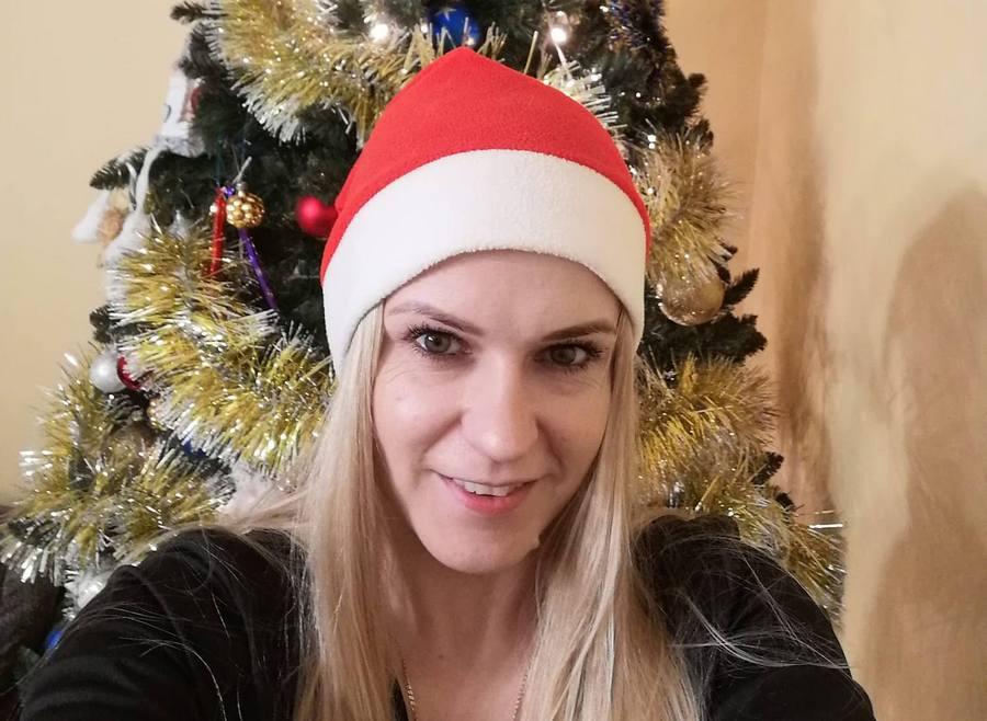 Kobieta Świętym Mikołajem