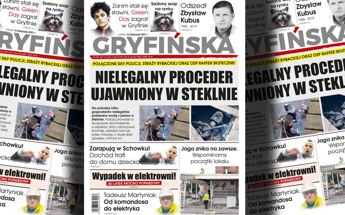 Nowa Gazeta Gryfińska. Nielegalny proceder ujawniony w Steklnie