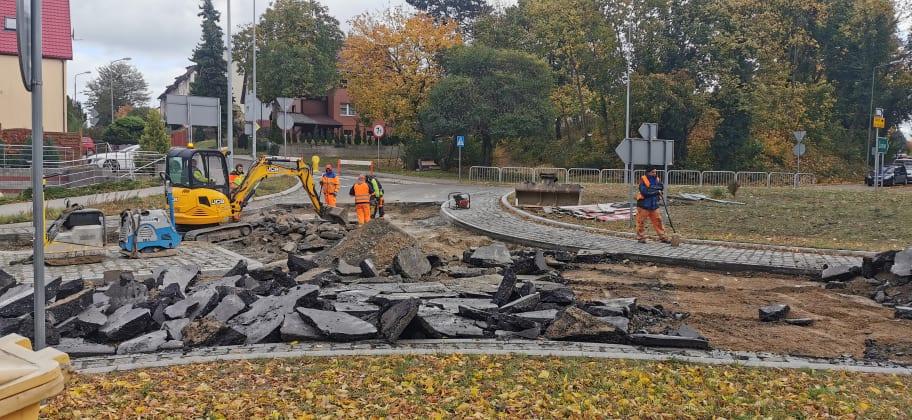 Rozpoczęli remont ronda ks. Palicy [GALERIA]