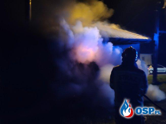 Dzisiejszej nocy walczyli z pożarem