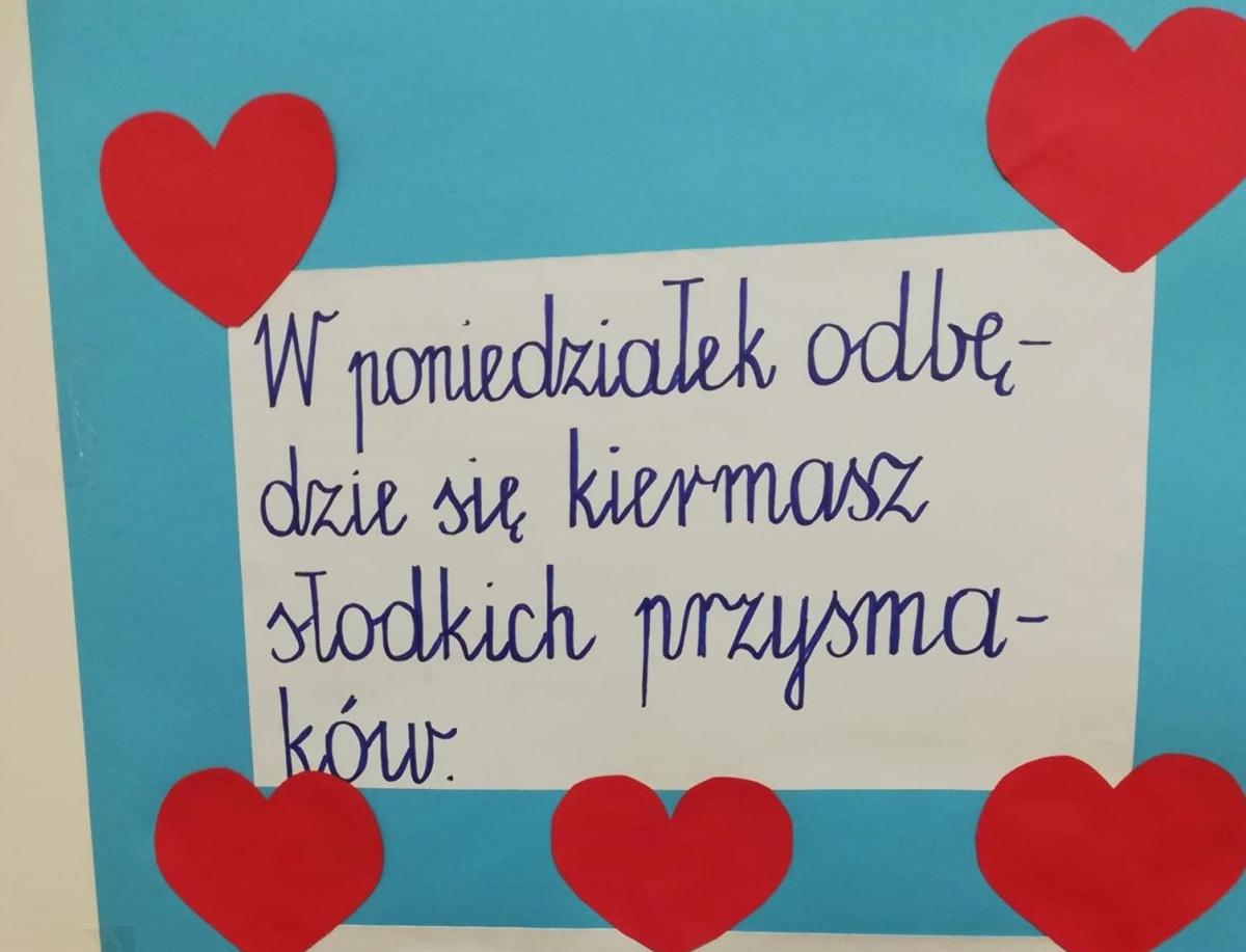 W poniedziałek kiermasz słodkości dla Neli. Organizują go w szkole