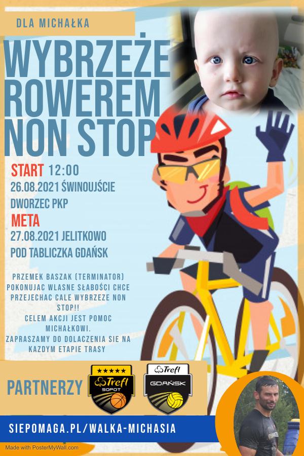 24 godziny na rowerze dla Michałka. Kolejny wyczyn Przemka Baszaka