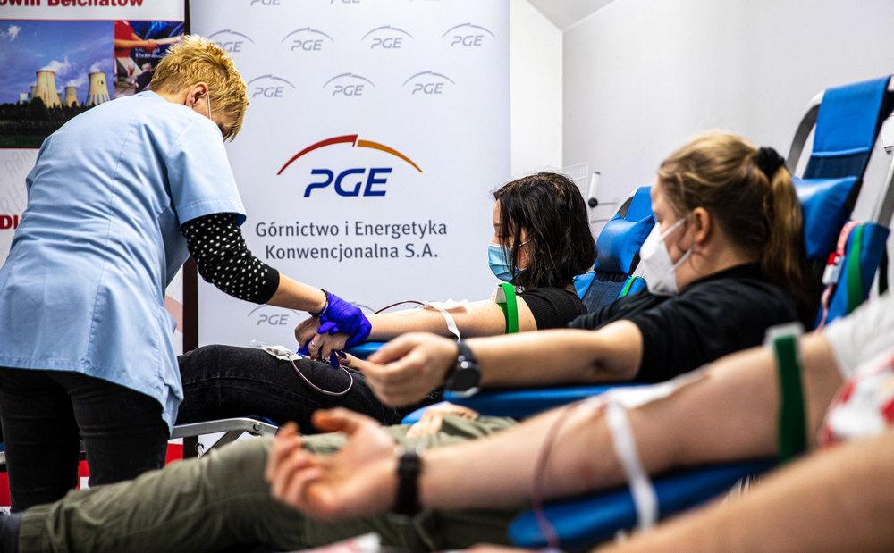 PGE GiEK: blisko 140 litrów krwi oddali pracownicy w pierwszej połowie roku