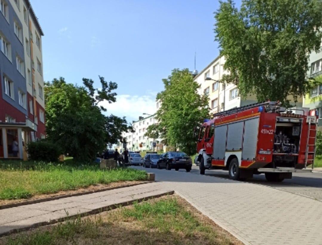 Akcja ratownicza przy ulicy 11 Listopada