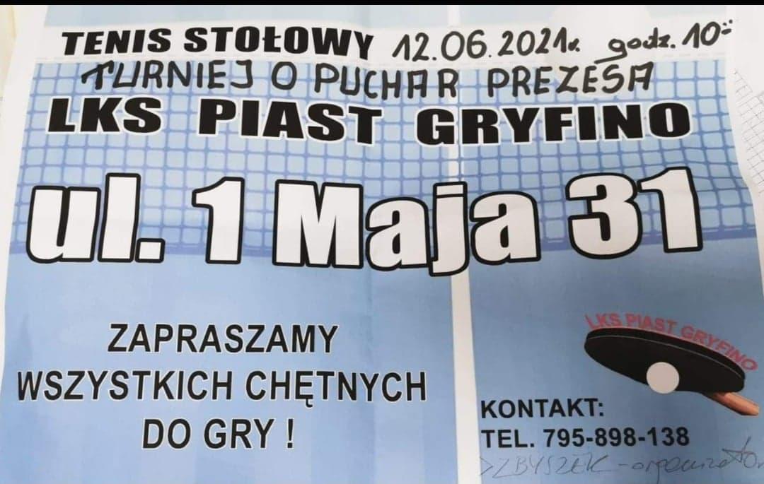 Zagraj w turnieju tenisa stołowego