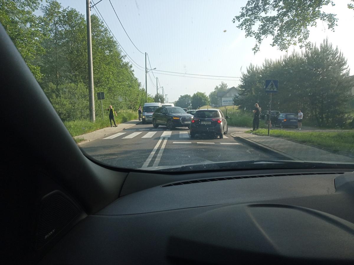 Nie zadziałały mu hamulce. Kobieta w szpitalu