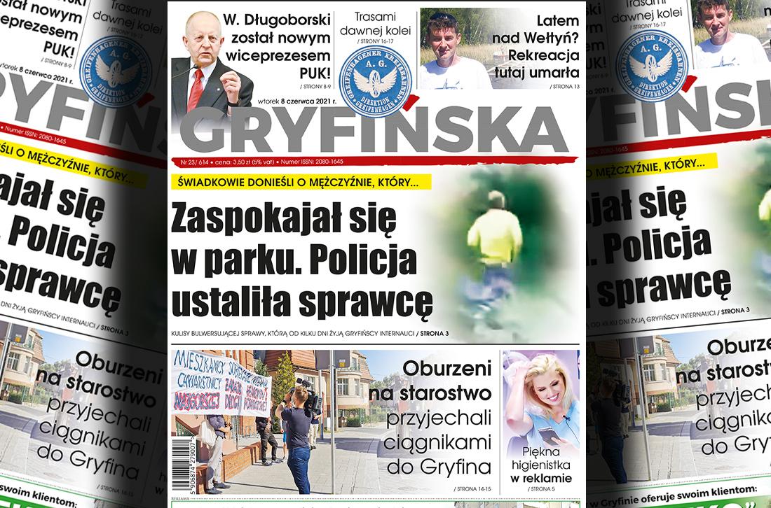 Gazeta Gryfińska: Zaspokajał się w parku. Policja ustaliła sprawcę