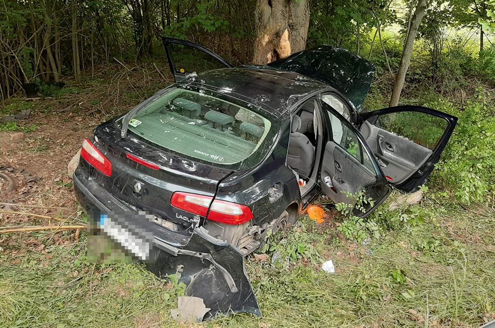 Wypadek między Baniewicami a Żarczynem. Prawdopodobnie zasnął lub zasłabł