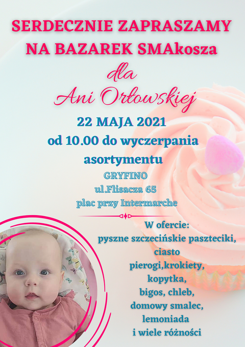 W weekend trzy kiermasze dla Ani Orłowskiej