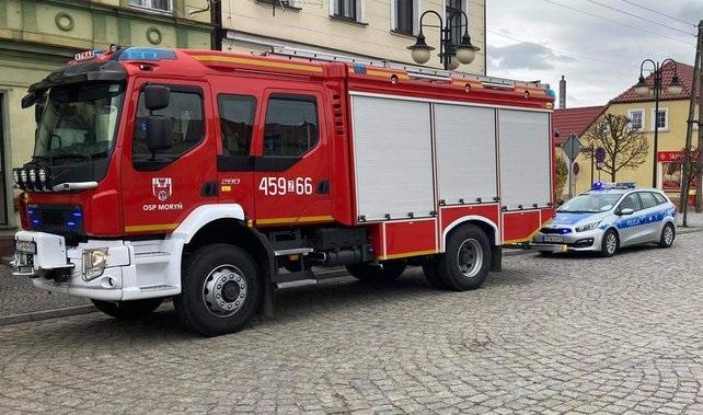 Musieli ewakuować dziesięciu mieszkańców budynku przy Kościuszki