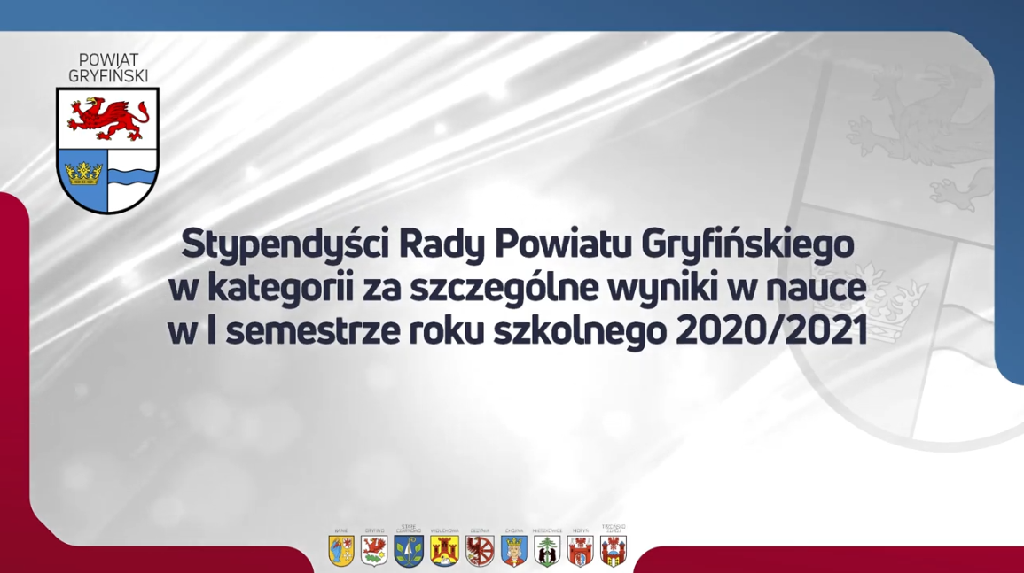 Oto najzdolniejsi uczniowie z powiatu gryfińskiego