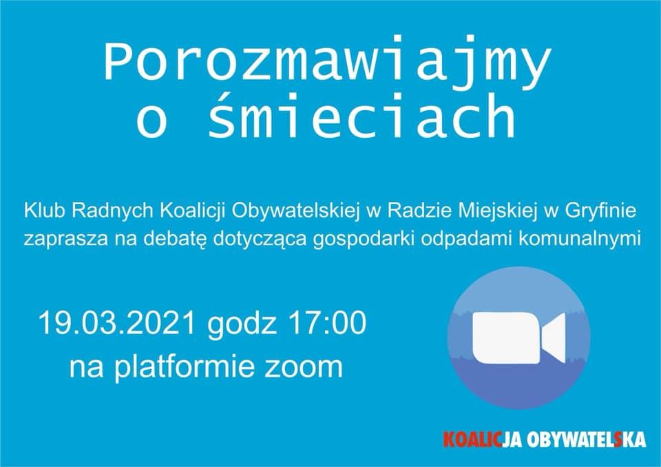 Porozmawiają o śmieciach. Debata on-line
