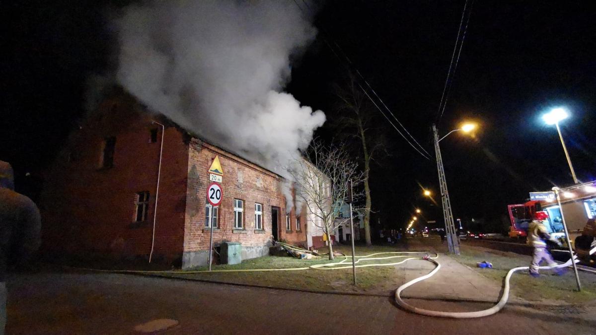 W nocy paliło się na Łużyckiej