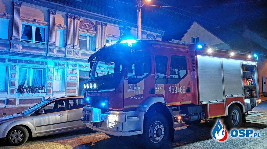 Pożar wybuchł na ulicy Kościuszki. Cztery osoby ewakuowane