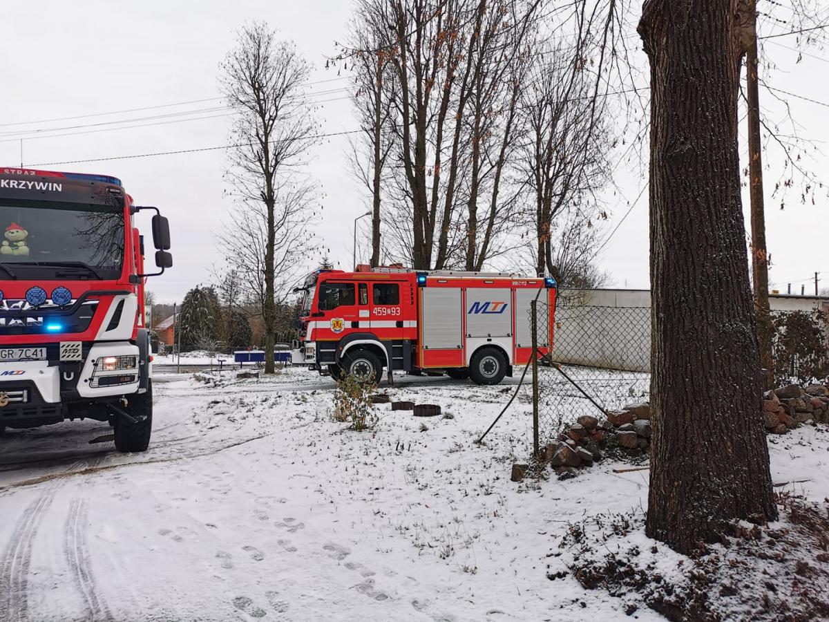 Przyjechali, ale wyprzedzili ich inni strażacy