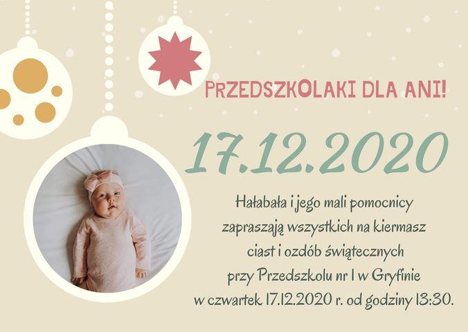 Przedszkole Hałabała pomaga. Zorganizuje kiermasz dla Ani z SMA