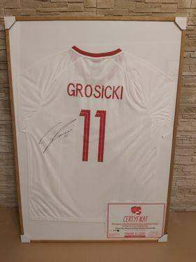 Wylicytuj koszulkę z autografem Kamila Grosickiego