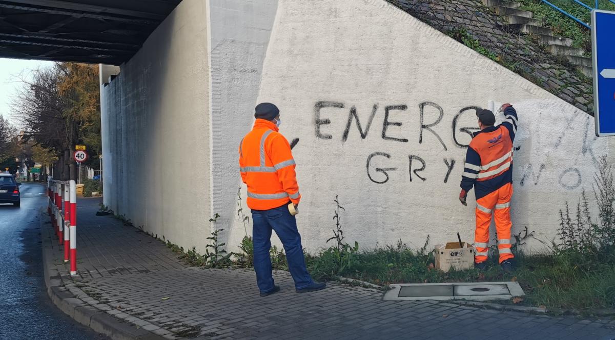 Energetyk znika z wiaduktu