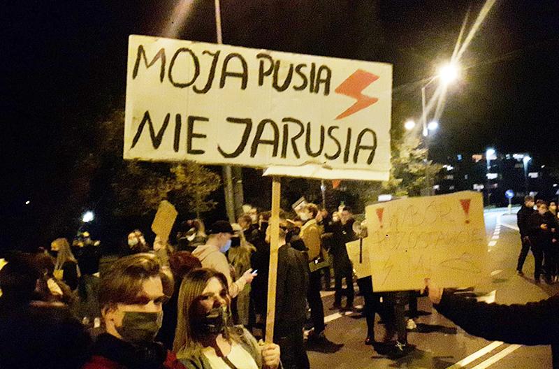Czwarty protest. W środę skromniej