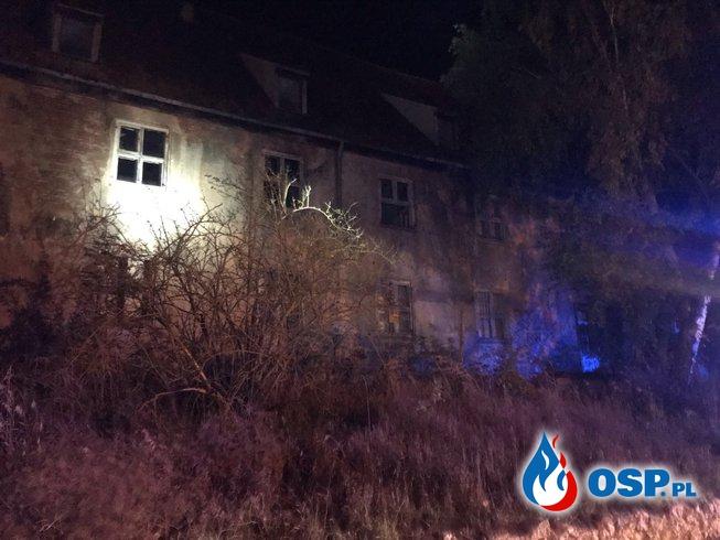 W opuszczonym budynku zawalił się strop