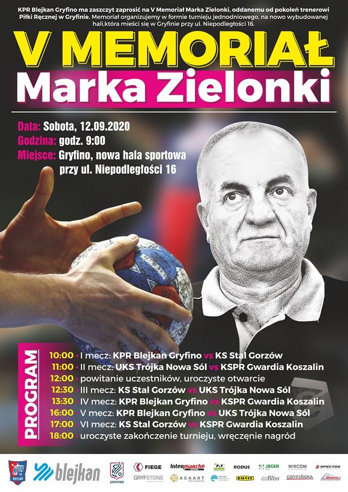 Czas na V Memoriał im. Marka Zielonki. W nowej hali!