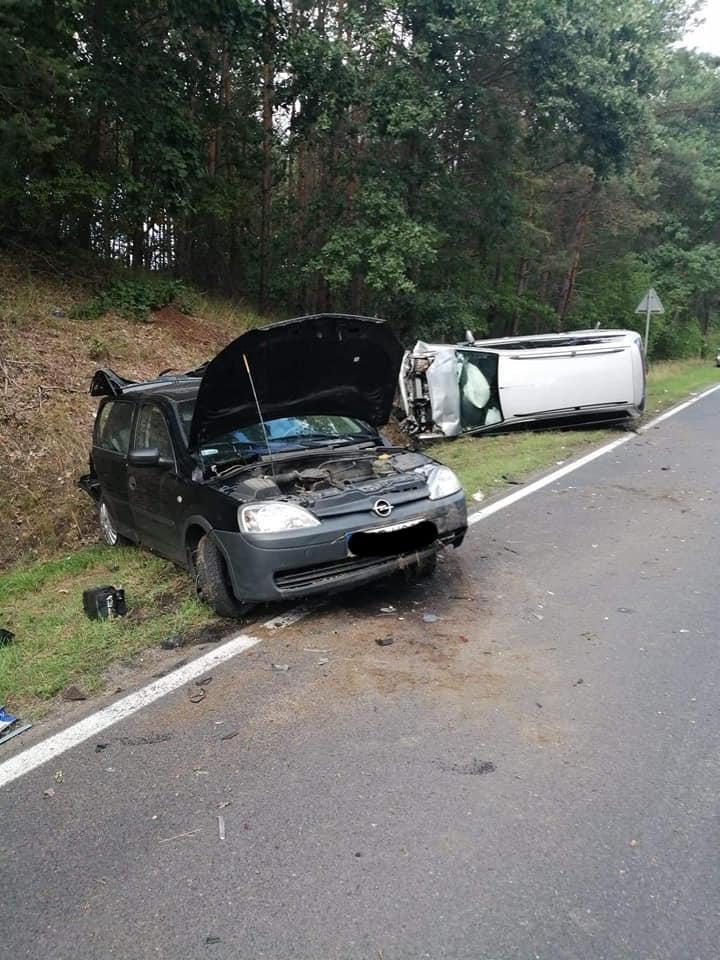 Wypadek niedaleko Dębogóry