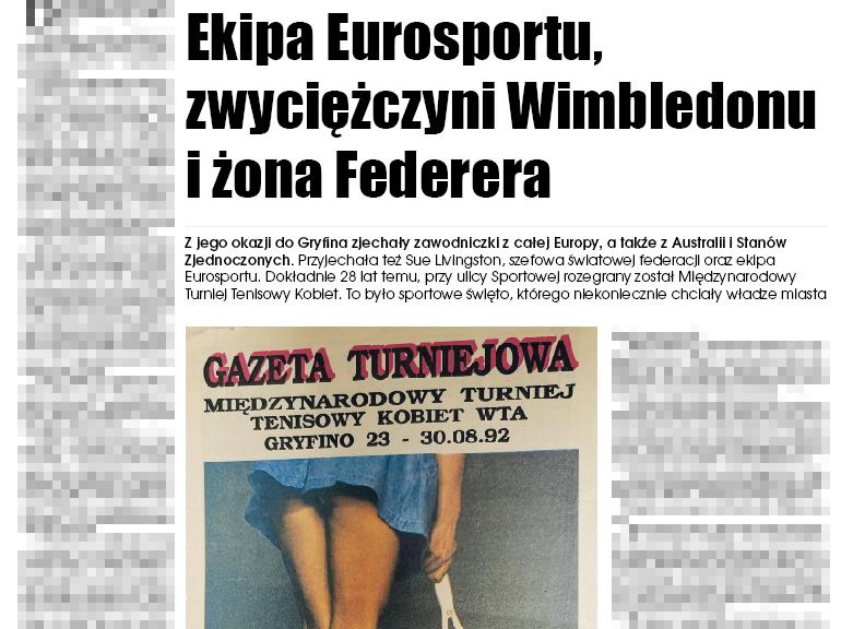 Ekipa Eurosportu, zwyciężczyni Wimbledonu i żona Federera