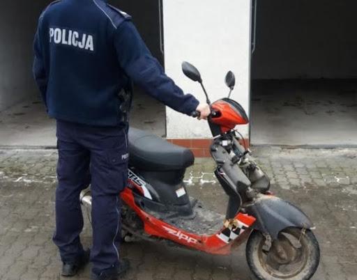 Motorowerzysta 