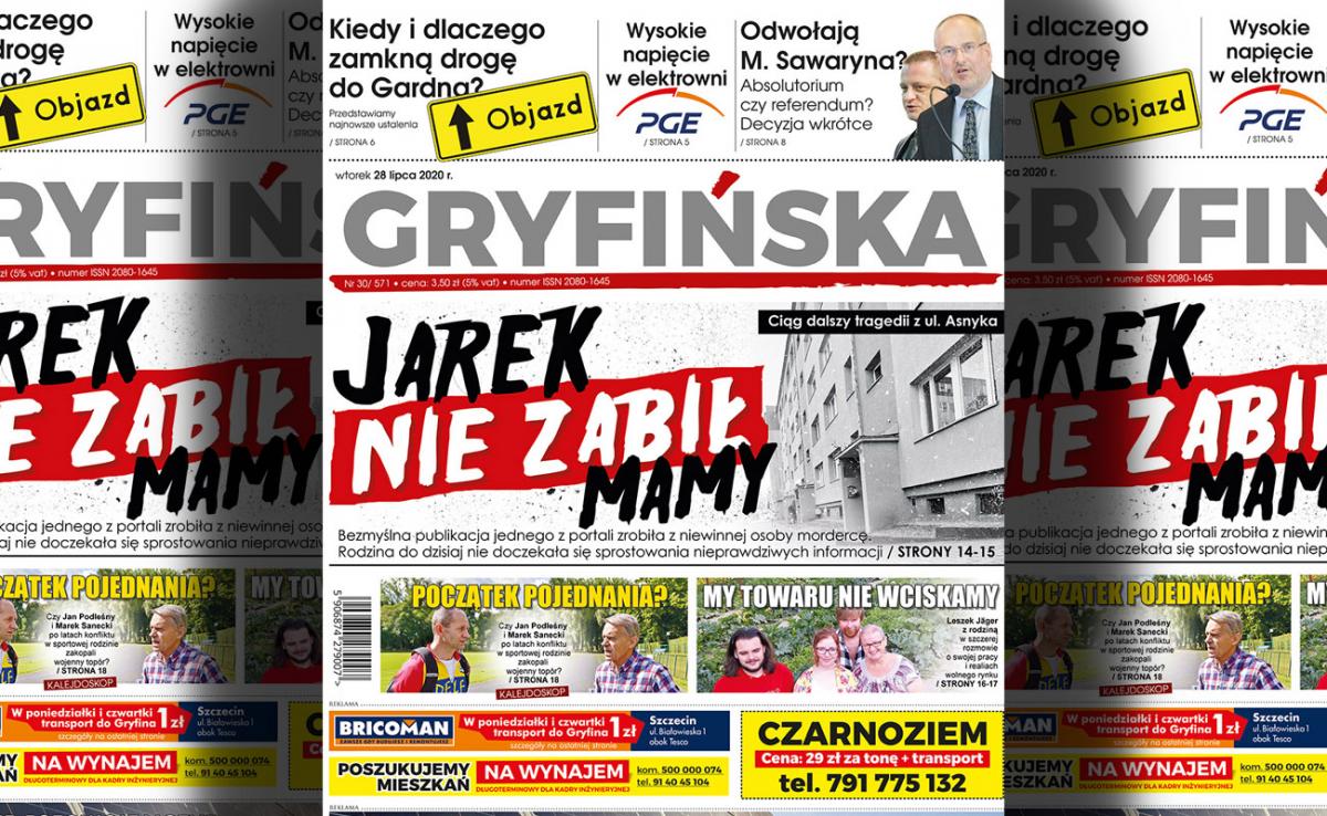 Gazeta Gryfińska: Jarek nie zamordował mamy