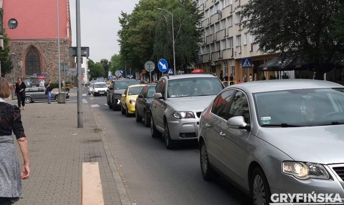 Gryfino zakorkowane przez remont ul. Łużyckiej