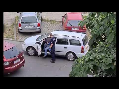 Kierowca Opla ledwo trzymał się na nogach [WIDEO]