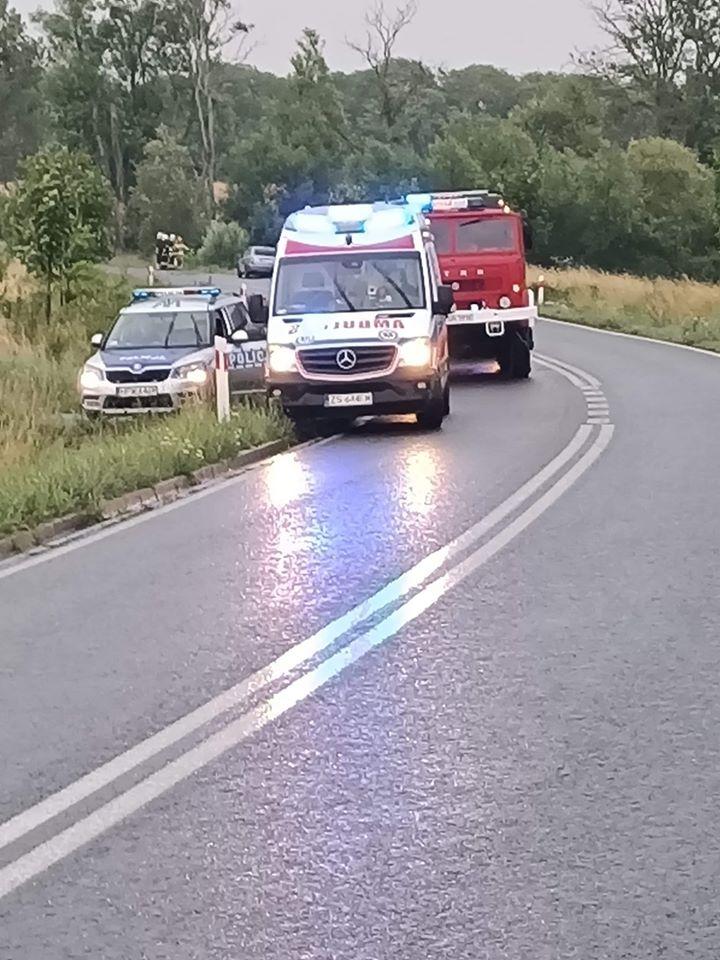 Stracił panowanie i wpadł do rowu