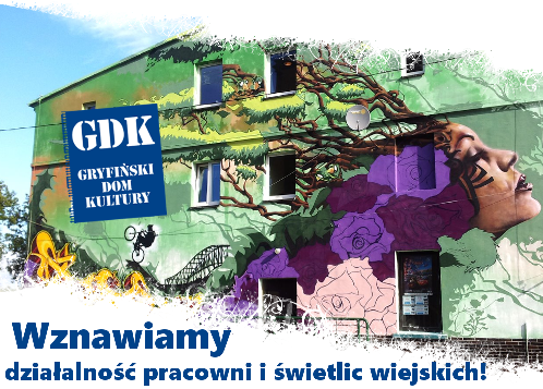 Gryfiński Dom Kultury zapowiada częściowe wznowienie działalności