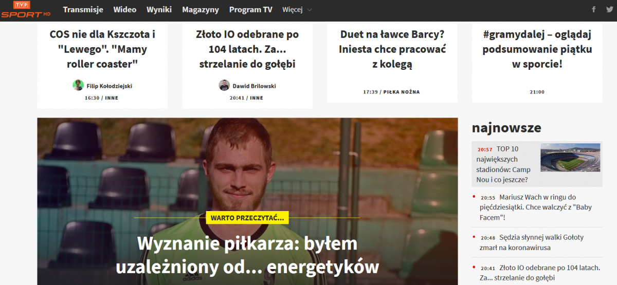 Artykuł Gazety Gryfińskiej polecany przez TVP Sport!