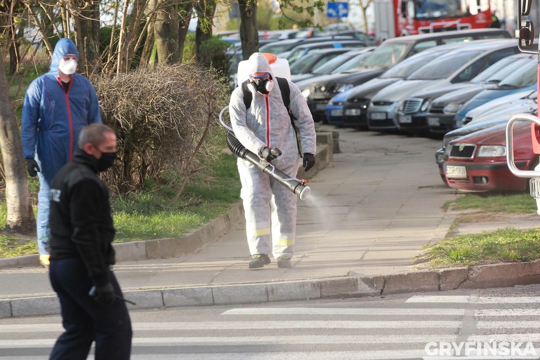 Dzisiaj i jutro znowu będą dezynfekować