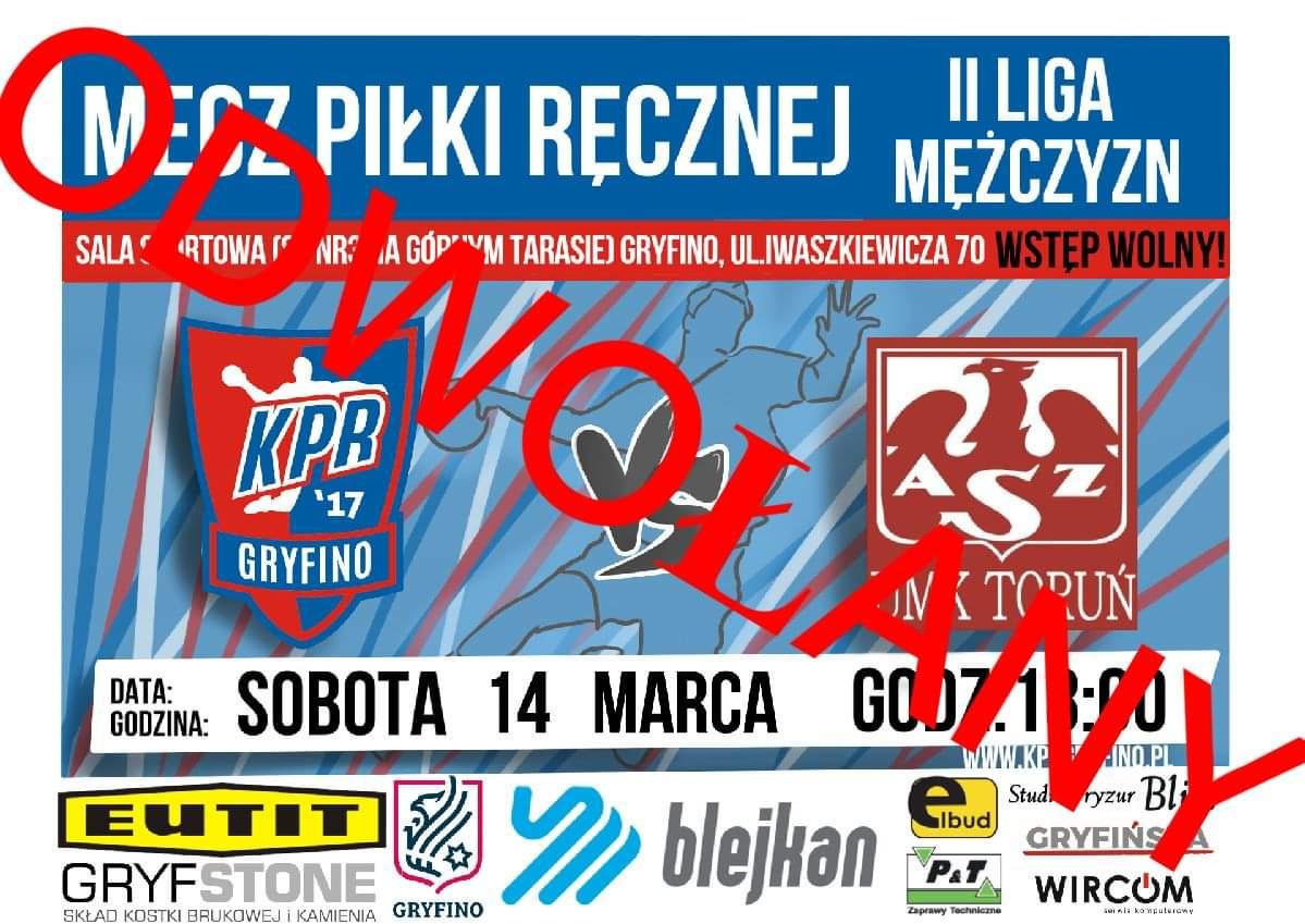 KPR Blejkan Gryfino jednak również odwołuje