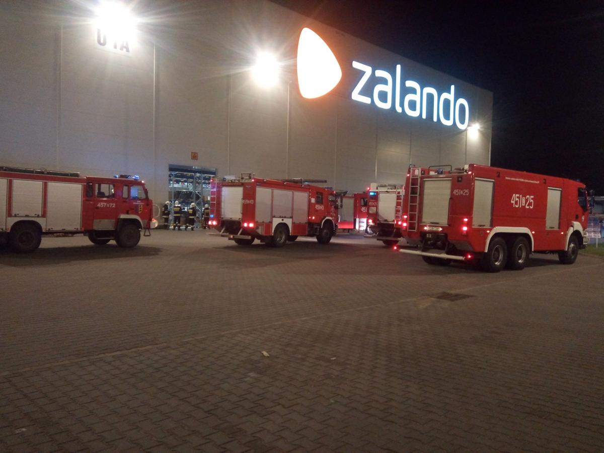 Czujki pożarowe w Zalando uruchomione