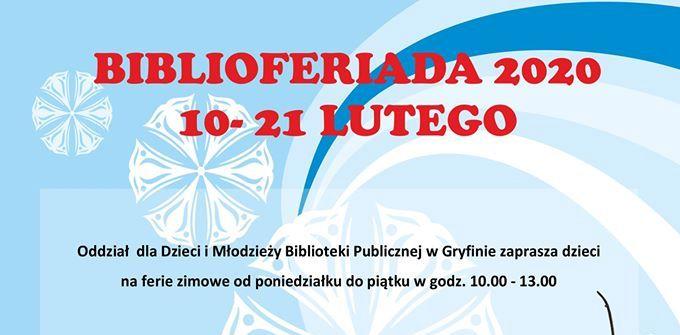 Biblioferiada 2020, czyli ferie w bibliotece