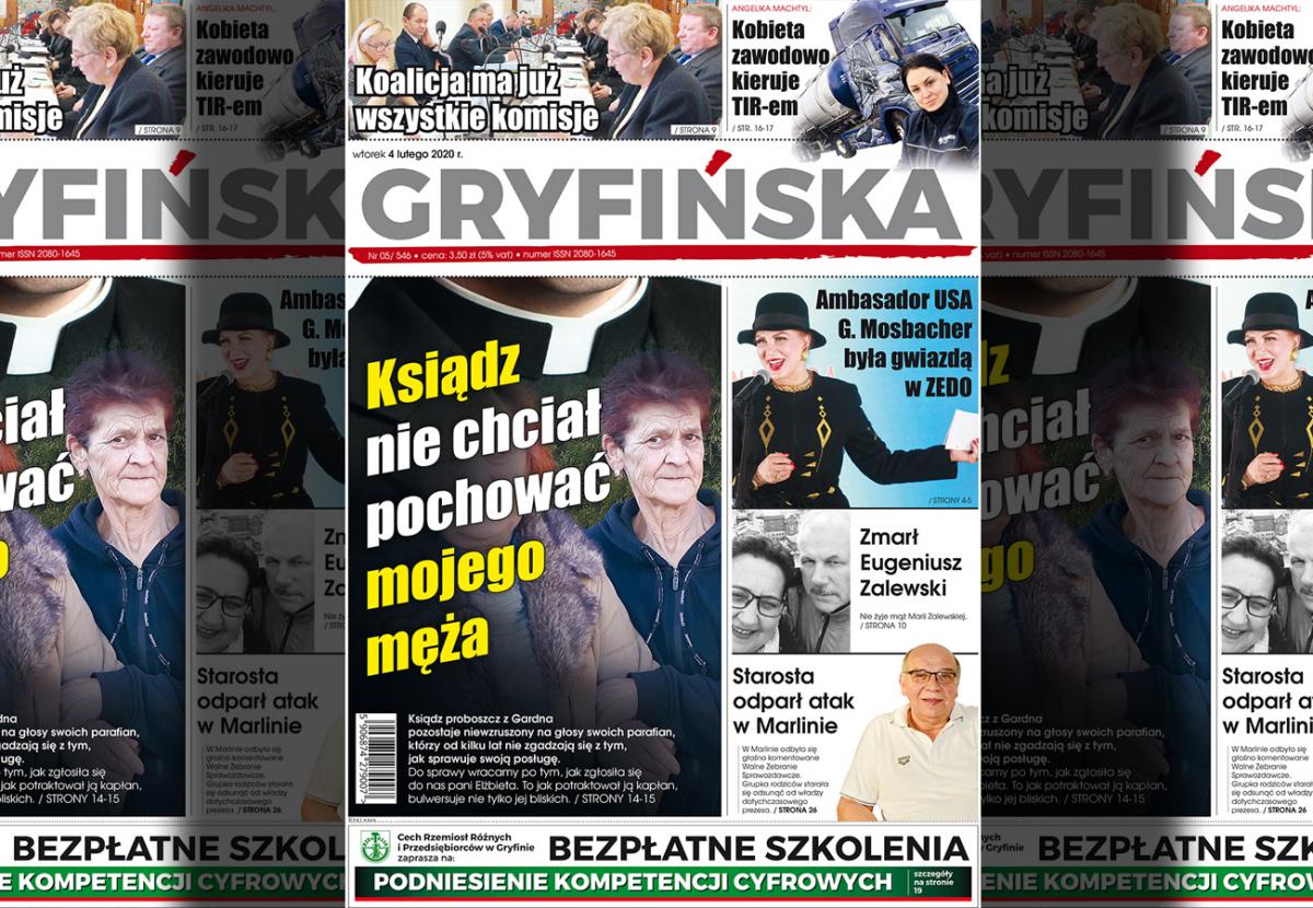 Nowa Gazeta Gryfińska: Ksiądz nie chciał pochować mojego męża