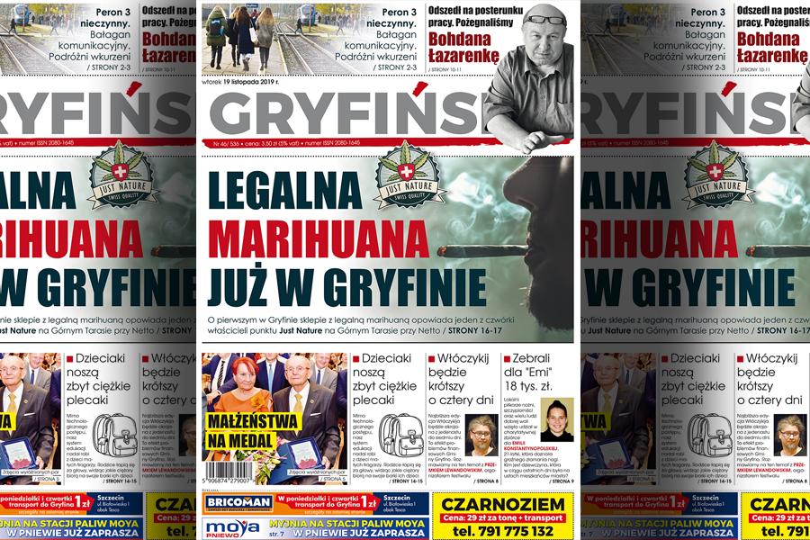 Gazeta Gryfińska: Legalna marihuana już w Gryfinie