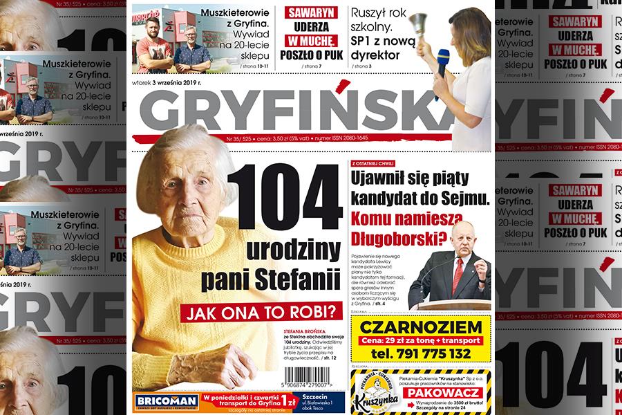 GAZETA GRYFIŃSKA: 104 urodziny Stefanii Brońskiej ze Steklna. JAK ONA TO ROBI?