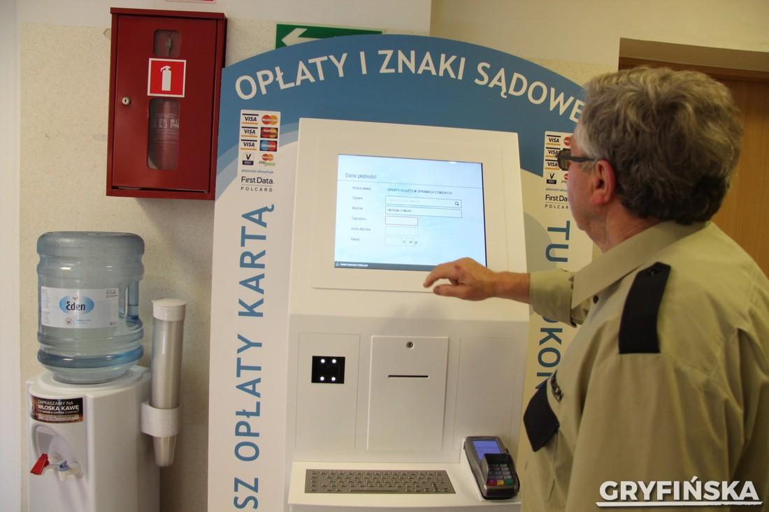 Terminale płatnicze w gryfińskim sądzie