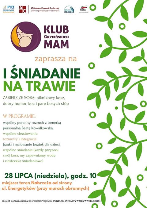 Klub Gryfińskich Mam zaprasza na śniadanie