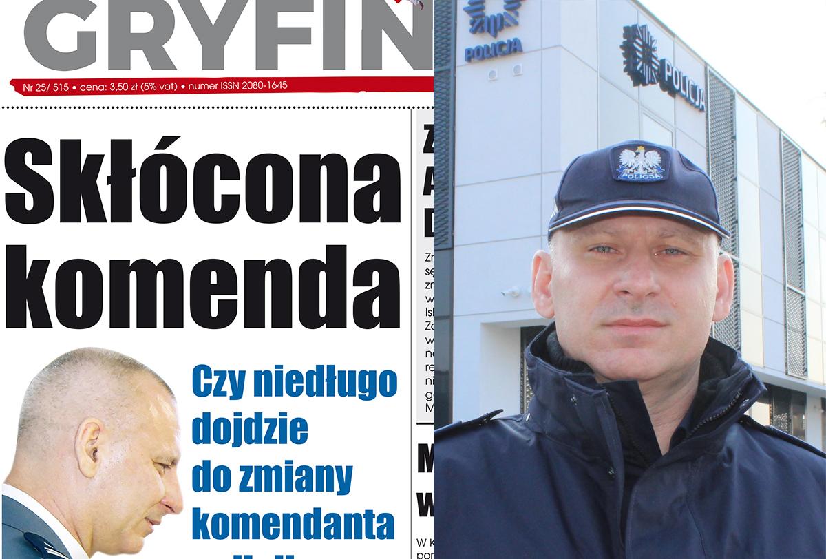 Komendant Policji odpowiada na artykuł w Gazecie Gryfińskiej