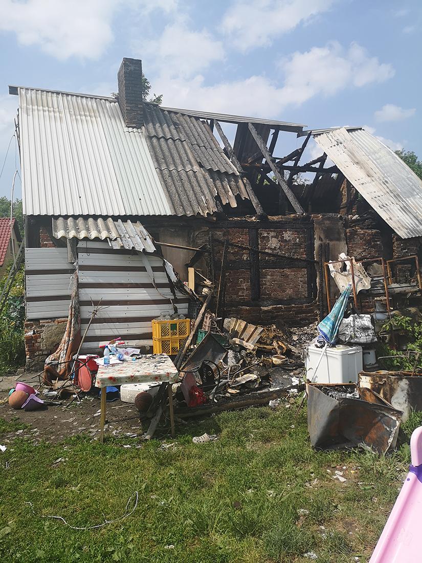 Tragiczna sytuacja rodziny, która ucierpiała w pożarze w Babinku