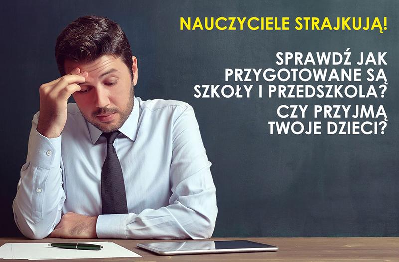 Strajkowy chaos! Które placówki zapewnią opiekę dzieciom?